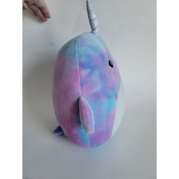 Squishmallow Hallie the Narwhal 12" blue Plush stuffed animal - Picture 3 of 9